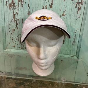 Hard Rock Cafe San Juan white visor